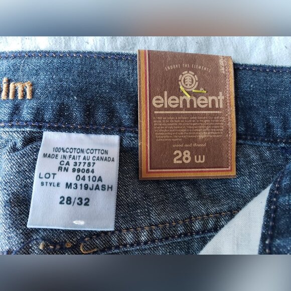 Element Skateboards Vintage Jeans (28x32, Straight Fit) NWT Y2K - Picture 5 of 12
